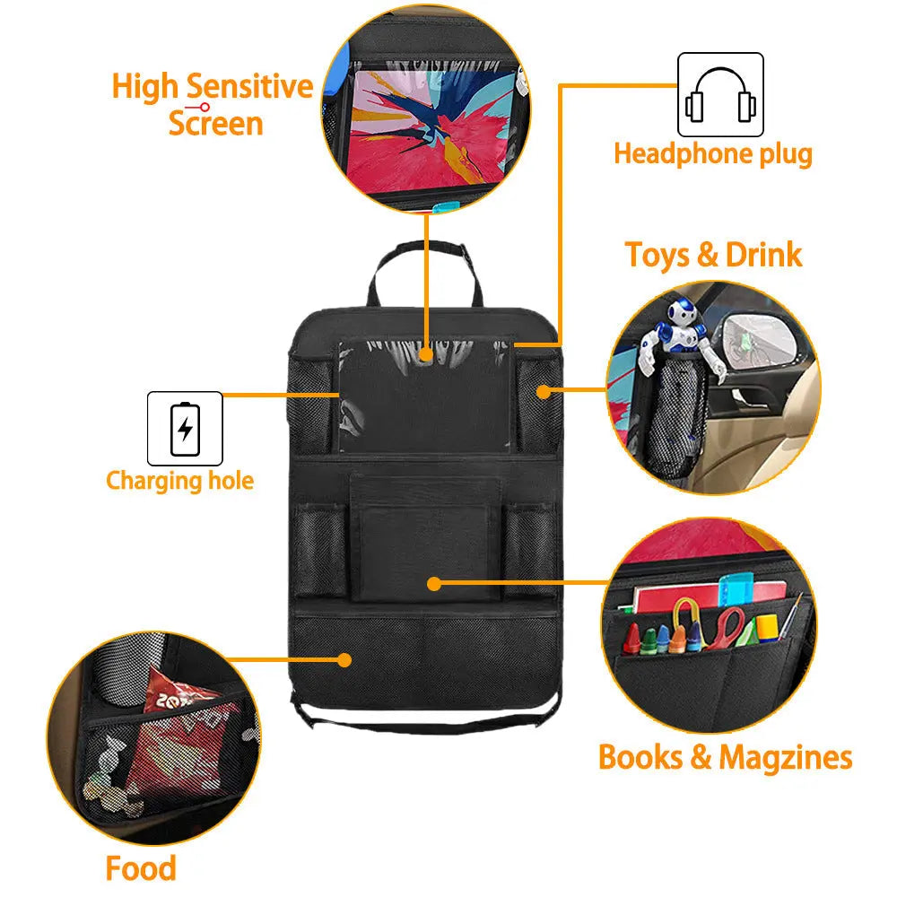 Car Seat Back Storage Bag VelVet MooN