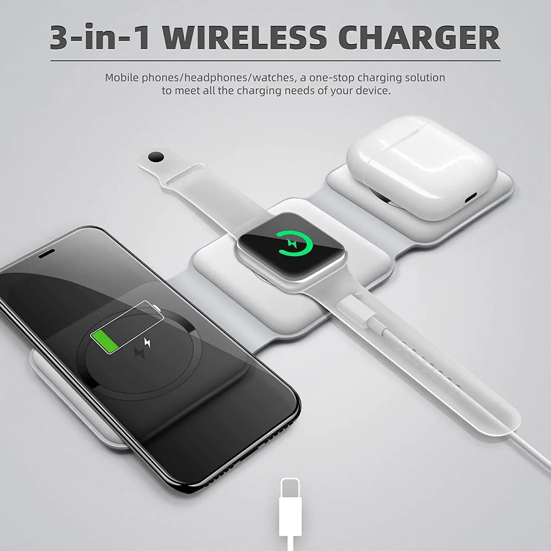 3-in-1 Wireless Charging Pad VelVet MooN