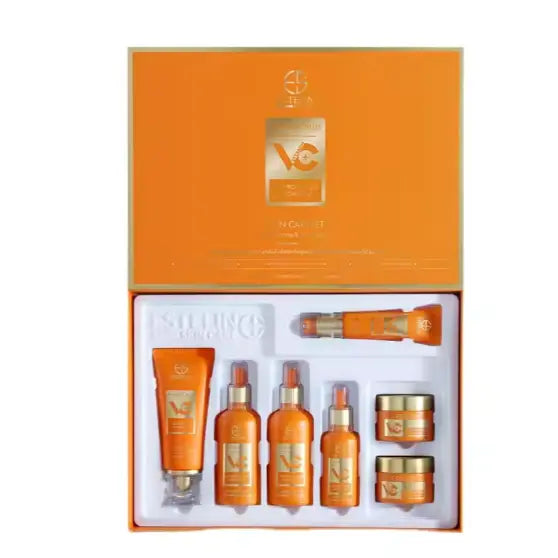 Vitamin C Plus Brightening Anti-aging Skin Care Set VelVet MooN